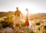 Family captured by photographer sharing the best farmers market in Phoenix