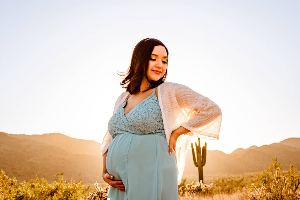 mom to be maternity session before Baby Bloom ultrasound appointment