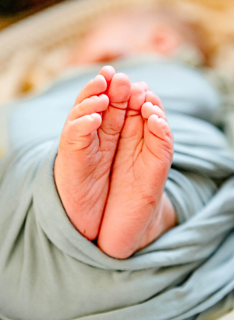 portrait close up of baby feet, perfect for hand casting in phoenix