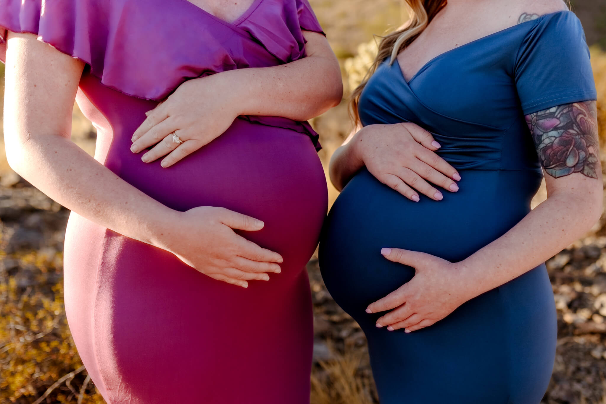 maternity belly close up, 2 sisters wanting maternity keepsake in phoenix az