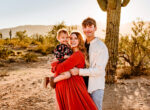 family of three with a daughter perfect to shop at wildlings toy boutique