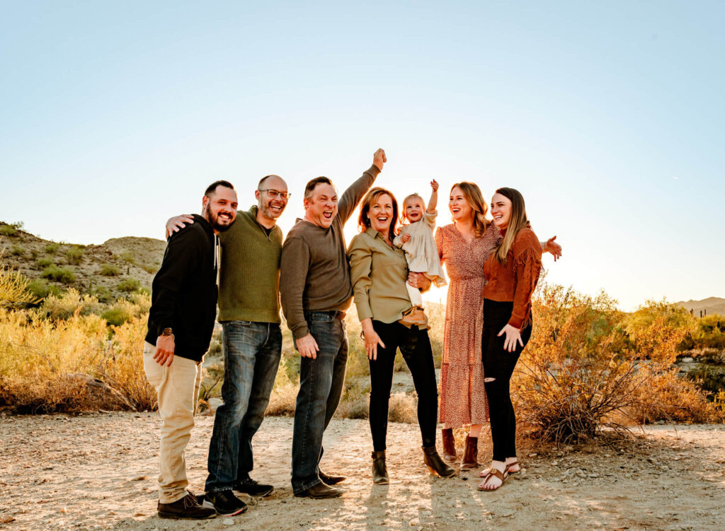 family visiting arizona pumpkin patches in phoenix